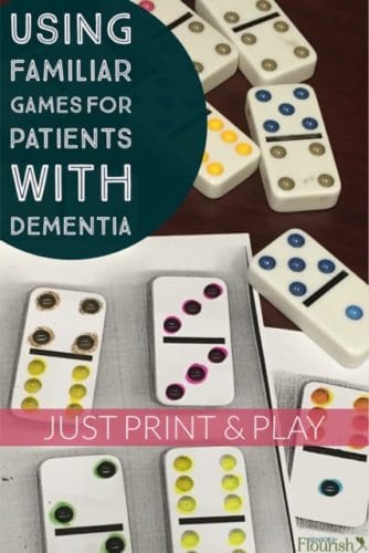 OT treatment idea for low level dementia patients. Perfect for purposeful activity (familiar & fun!) and sensory stimulation. Just print and play. | SeniorsFlourish.com