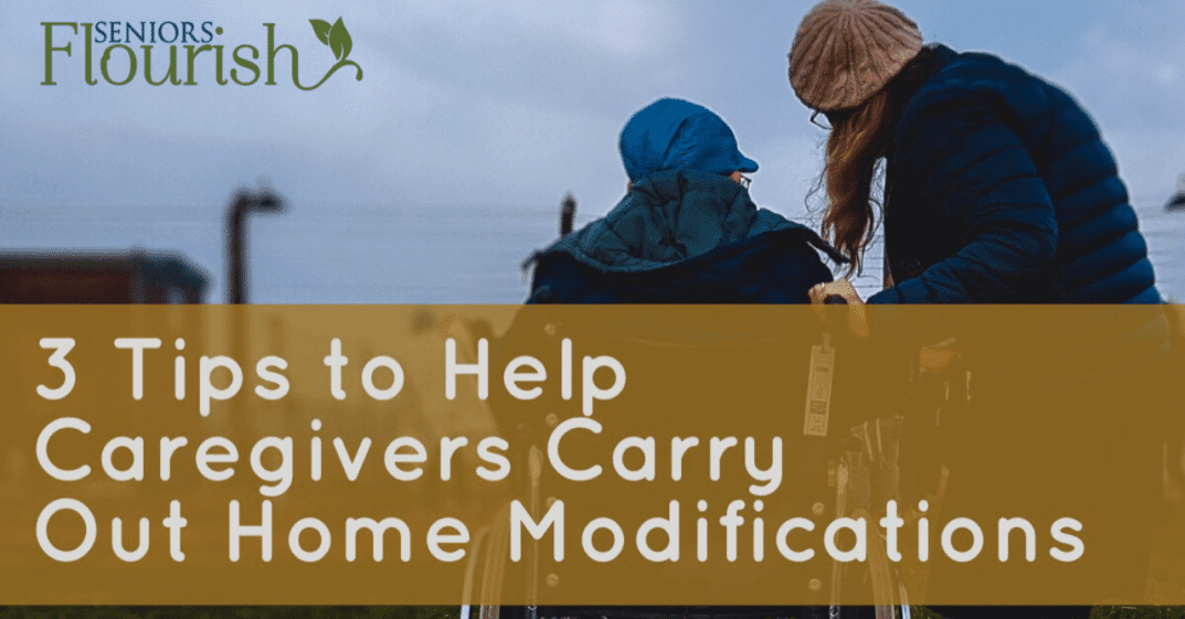 Occupational therapy caregiver training can be HARD! 3 tips to help you work with caregivers so they will comply with the home modification recommendations you suggest! | SeniorsFlourish.com #OT #occupationaltherapy #SNFOT #HomeHealthOT #OTtreatmentideas