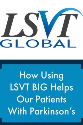 How to use LSVT BIG in #OT to Help our Patients with Parkinson's | SeniorsFlourish.com #occupationaltherapy #SNFOT #HomehealthOT #OTtreatmentideas #OTlove