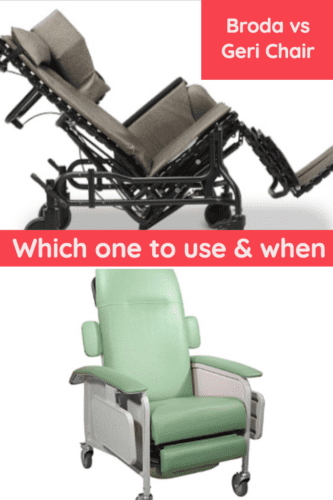  Vraagt u zich als #OT af wanneer u het beste een Broda-stoel versus een Geri-stoel kunt aanbevelen? De beste tips om u en uw patiënt te helpen beslissen wat het beste voor hen is! | Seniorsflourish.com #occupationaltherapy #SNFOT #homehealthOT #OTlove