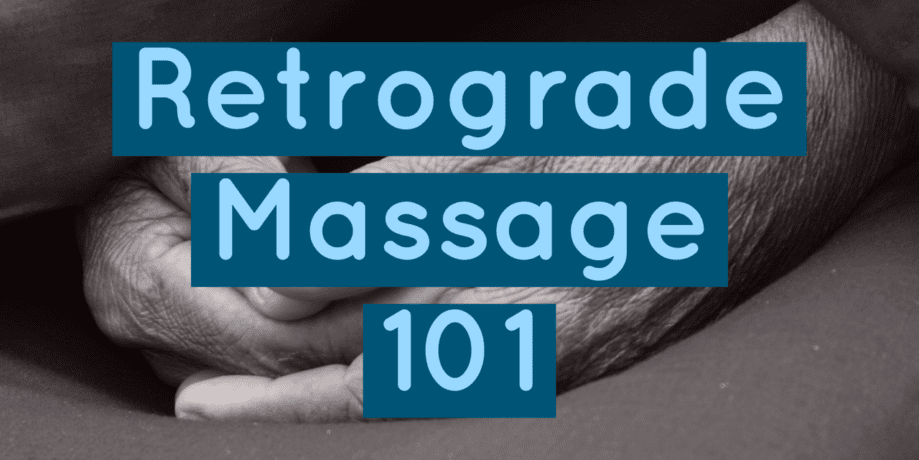 How to reduce swelling in the hands using retrograde massage