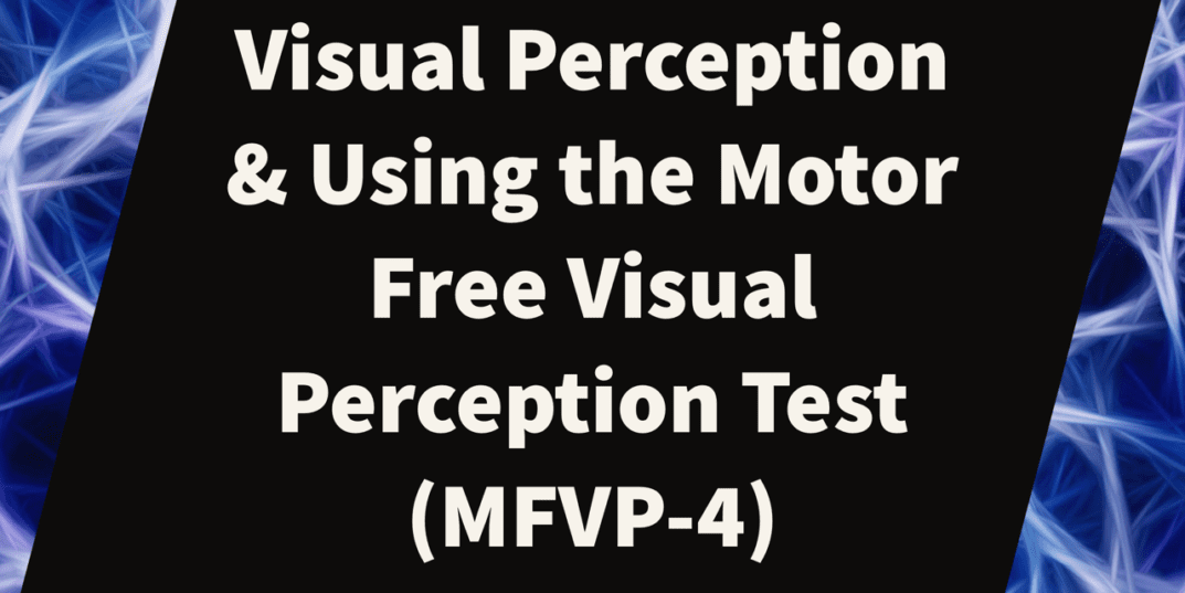 What is visual perception and how do we as OTs assess this? | SeniorsFlourish.com